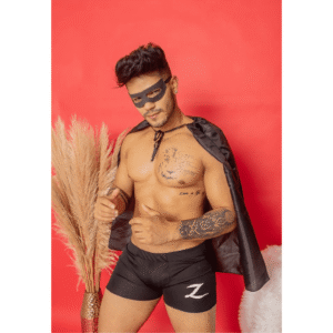 Cueca Boxer Erótica Zorro