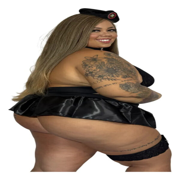 Fantasia Sexy Luxo Plus Size Bope Sensual - Imagem 2