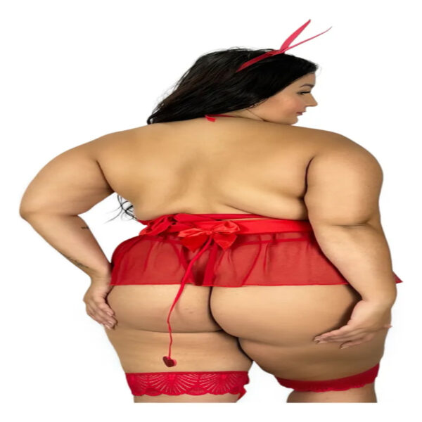 Fantasia Sexy Luxo Plus Size Diabinha - Imagem 2