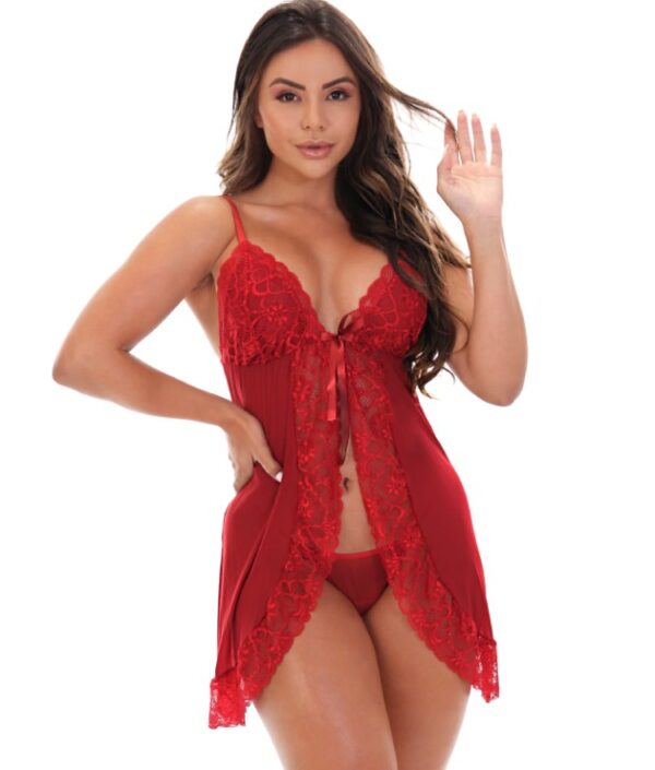 Camisola em tule com calcinha - Selma - Imagem 6