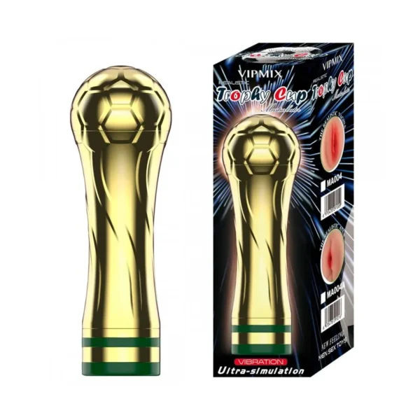 Trophy Cup Masturbador Masculino em Formato de Ânus com Vibração Vip Mix - Imagem 5