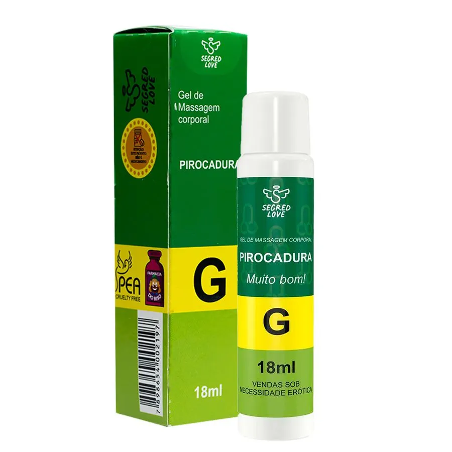 Pirocadura Retardante Masculino Linha Farmacinha do Riso 18ml Secret Love