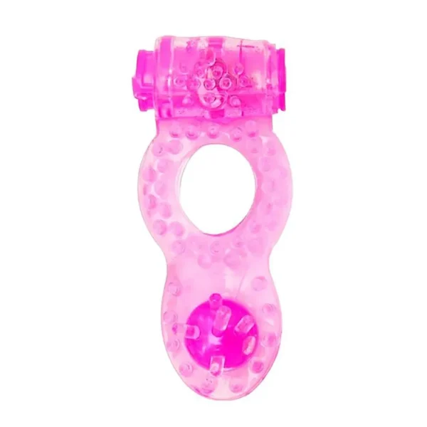 Anel Peniano com Vibrador e Pérola Estimuladora Miess - Imagem 2