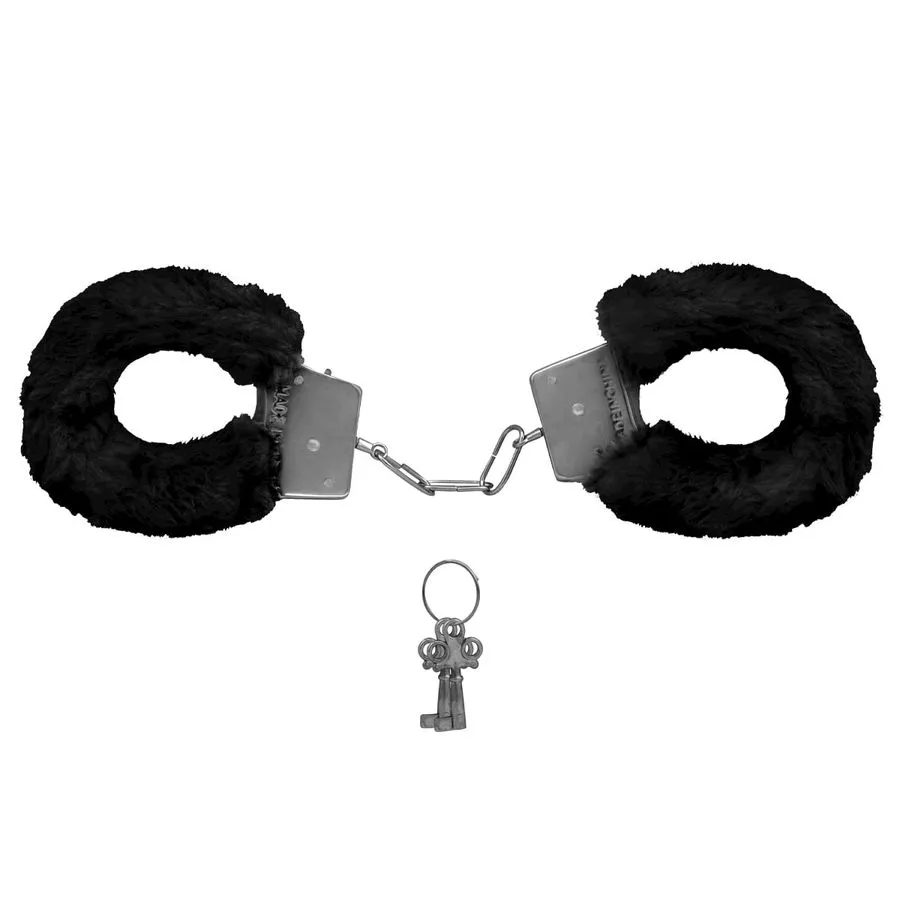 Algema de Metal Pelúcia Revestida Fur Love Cuffs