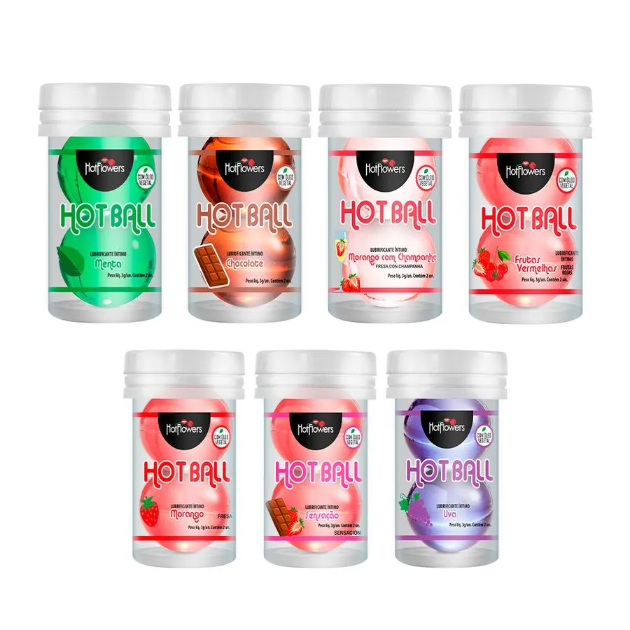 Hot Ball Bolinha Explosiva Hot Flowers Hot Ball Beija Muito