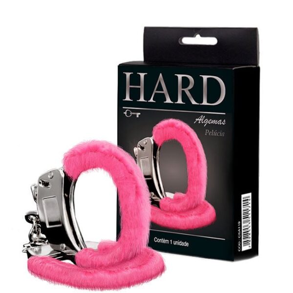 Algema Sensual Em Metal Com Pelúcia Hard - Imagem 5