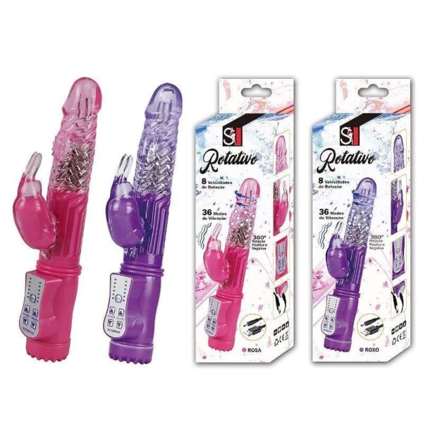 Vibrador Rotativo 36 Vibrações Com Rotação 360 Graus Recarregavel - Imagem 4
