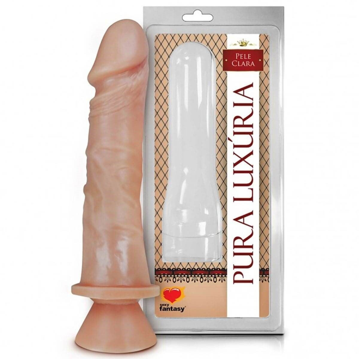 Prótese Realística Com Ventosa 18X4,4Cm - Sexy Fantasy